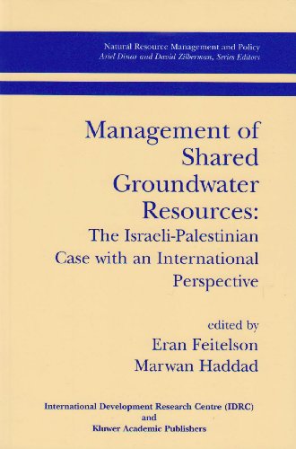 Imagen de archivo de Management of Shared Groundwater Resources: The Israeli-Palestinian Case with International Perspective a la venta por Housing Works Online Bookstore