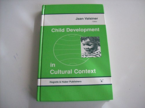 9780889370159: Child Development in Cultural Context
