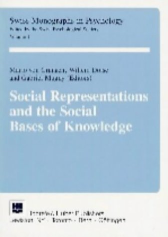 Imagen de archivo de Social Representation and the Social Bases of Knowledge a la venta por Better World Books Ltd