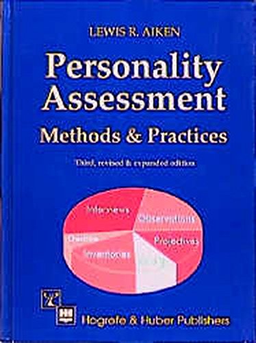 Beispielbild fr Personality Assessment : Methods and Practices zum Verkauf von Better World Books