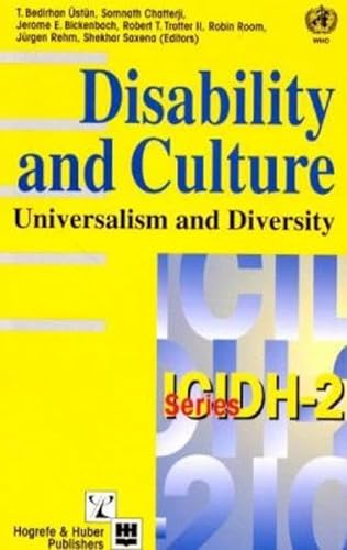 Stock image for Disability and Culture: Universalism and Diversity for sale by HPB-Ruby