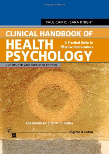 Beispielbild fr Clinical Handbook of Health Psychology : A Practical Guide to Effective Interventions zum Verkauf von Better World Books