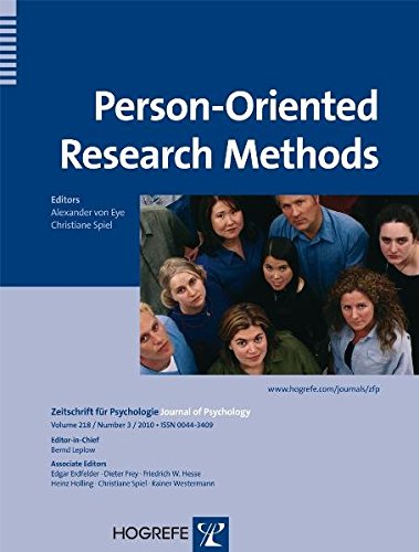 Stock image for Person-Oriented Research Methods (Zeitschrift fur Psychologie) for sale by Bestsellersuk
