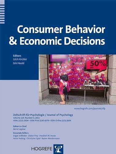 Stock image for Consumer Behavior and Economic Decisions (Zeitschrift fur Psychologie) for sale by Bestsellersuk