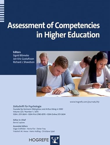 Beispielbild fr Assessment of Competencies in Higher Education zum Verkauf von Buchpark