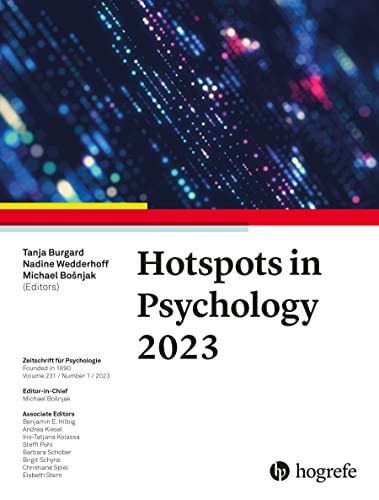 9780889376335: Hotspots in Psychology 2023: vol. 55 (Zeitschrift fur Psychologie)