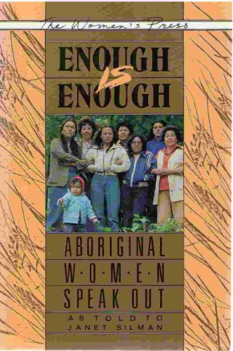 9780889611191: Enough is Enough: Aboriginal Women Speak Out