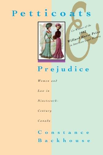 9780889611610: Petticoats & Prejudice: Women and Law in Nineteenth Century Canada