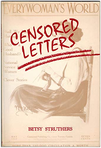 9780889622500: Censored Letters