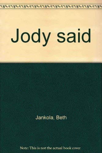 Stock image for Jody Said for sale by Marko Roy