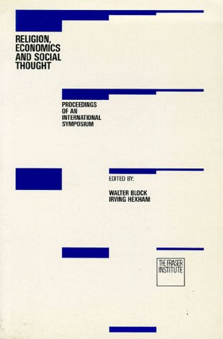 9780889750760: Religion, Economics and Social Thought