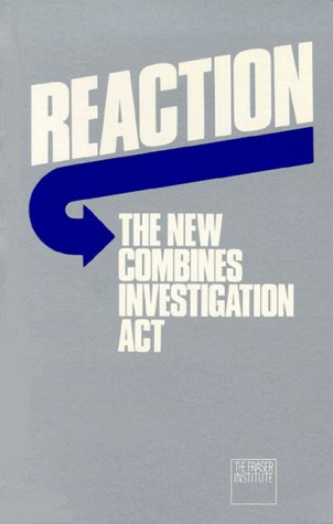 Beispielbild fr Reaction: The New Combines Investigation Act zum Verkauf von Zubal-Books, Since 1961