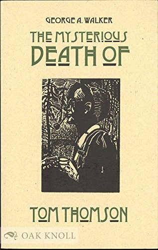 9780889843486: The Mysterious Death of Tom Thomson: 5 (Graphic Novels)