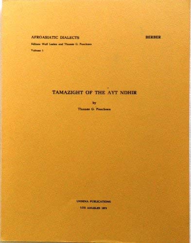 9780890030004: Tamazight of the Ayt Ndhir (Afroasiatic Dialects)
