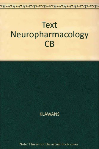 Beispielbild fr Textbook of Clinical Neuropharmacology zum Verkauf von Better World Books