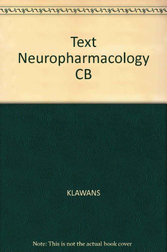 Imagen de archivo de Textbook of clinical neuropharmacology a la venta por HPB-Red