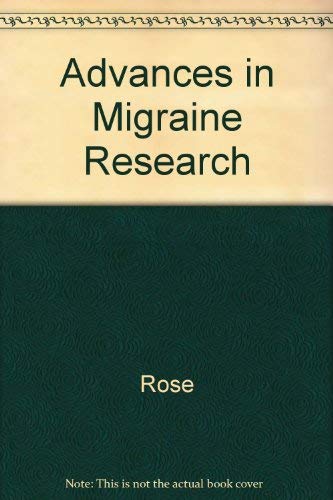 Beispielbild fr Advances in Migraine Research and Therapy zum Verkauf von mountain