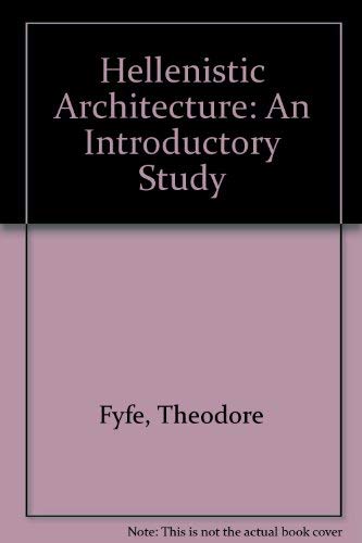 Immagine dell'editore per Hellenistic Architecture: An Introductory Study venduto da WeSavings LLC