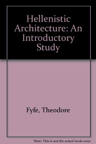 9780890050262: Hellenistic Architecture: An Introductory Study