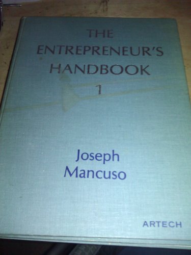 Beispielbild fr The Entrepreneur's Handbook zum Verkauf von Better World Books