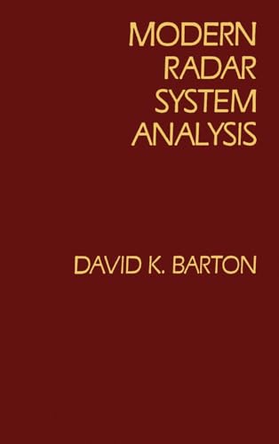 Immagine dell'editore per Modern Radar System Analysis (Artech House Radar Library) venduto da Books From California