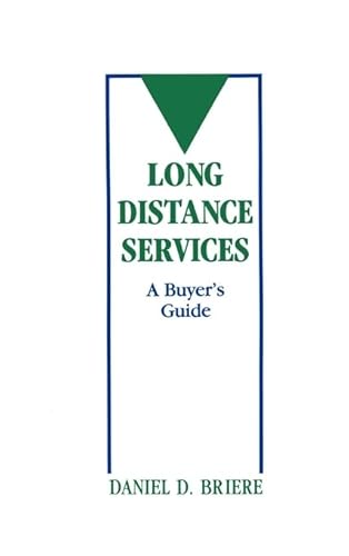 Stock image for Long Distance Services A Buyer's Guide Telecommunications Library for sale by PBShop.store US