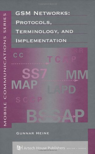 9780890064719: GSM Networks: Protocols, Terminology and Implementation (Mobile Communications Library)