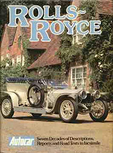 Stock image for Rolls Royce for sale by Montclair Book Center