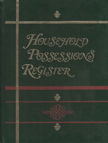 Stock image for Household Possessions Register for sale by Wonder Book