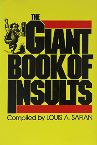 Imagen de archivo de The Giant Book of Insults a la venta por Gulf Coast Books