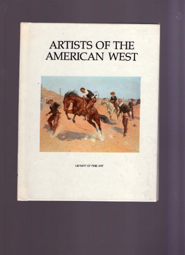 Stock image for Artists of the American West for sale by Pensees Bookshop