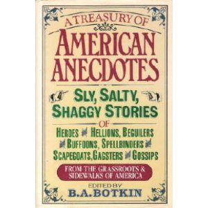 Imagen de archivo de Treasures of American Anecdotes a la venta por Better World Books: West