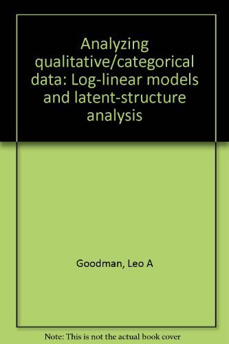 Stock image for Analyzing Qualitative Categorical Data : Log-Linear Models and Latent-Strucutre Analysis for sale by Better World Books