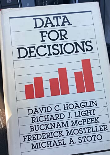 Imagen de archivo de Data for Decisions : Information Strategies for Policymakers a la venta por Better World Books