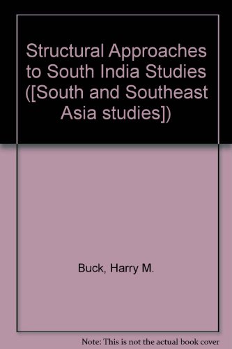 Structural Approaches to South India Studies