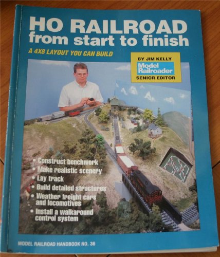 Stock image for HO Railroad from Start to Finish (Model Railroad Handbook, No 36) for sale by Front Cover Books
