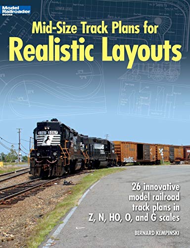 9780890247044: Mid-Size Track Plans for Realistic Layouts (Model Railroader)