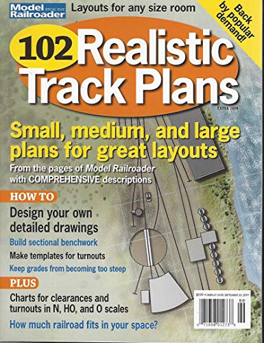 Stock image for Model Railroader 102 Realistic Track Plans for sale by Sunny Day Books
