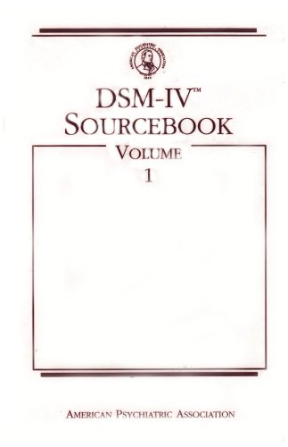 9780890420652: Dsm-IV Sourcebook: v. 1