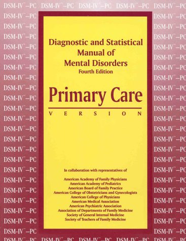 9780890424070: Diagnostic and Statistical Manual of Mental Disorders: Primary Care Version