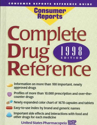 9780890438817: Complete Drug Reference: 1998 (Consumer Drug Reference)