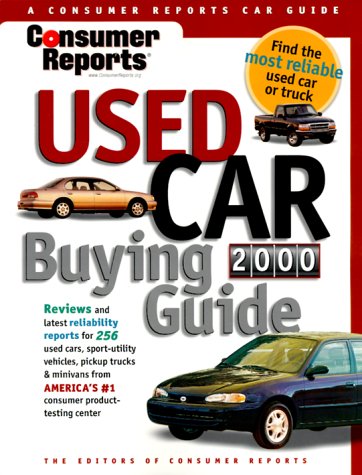 Beispielbild fr Consumer Reports Used Car Buying Guide 2000 zum Verkauf von Better World Books