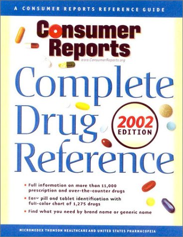 Imagen de archivo de Consumer Drug Reference 2002 a la venta por Better World Books