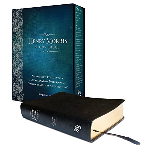 Imagen de archivo de Henry Morris KJV Study Bible, The King James Version Apologetic Study Bible with over 10,000 comprehensive study notes (Genuine Leather) a la venta por Lakeside Books