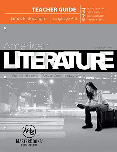 9780890516720: American Literature (Teacher Guide): Cultural Influences of Early to Contemporary Voices