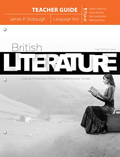 9780890516744: British Literature Teacher Guide: Cultural Influences of Early to Contemporary Voices