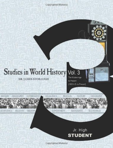 Imagen de archivo de Studies in World History Volume 3 (Student) a la venta por Once Upon A Time Books