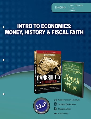 Beispielbild fr Intro to Economics: Money, History, & Fiscal Faith Parent Lesson Planner zum Verkauf von SecondSale