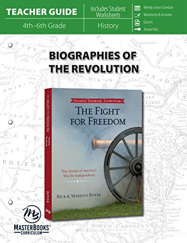 Beispielbild fr Biographies of The Revolution (Teacher Guide) zum Verkauf von Dream Books Co.
