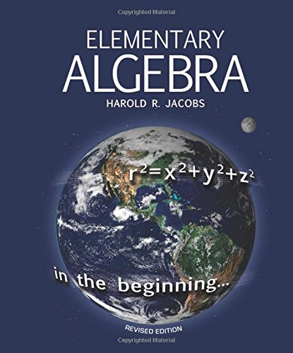 Stock image for Elementary Algebra for sale by Hawking Books